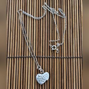 925 Silver Heart Love Necklace